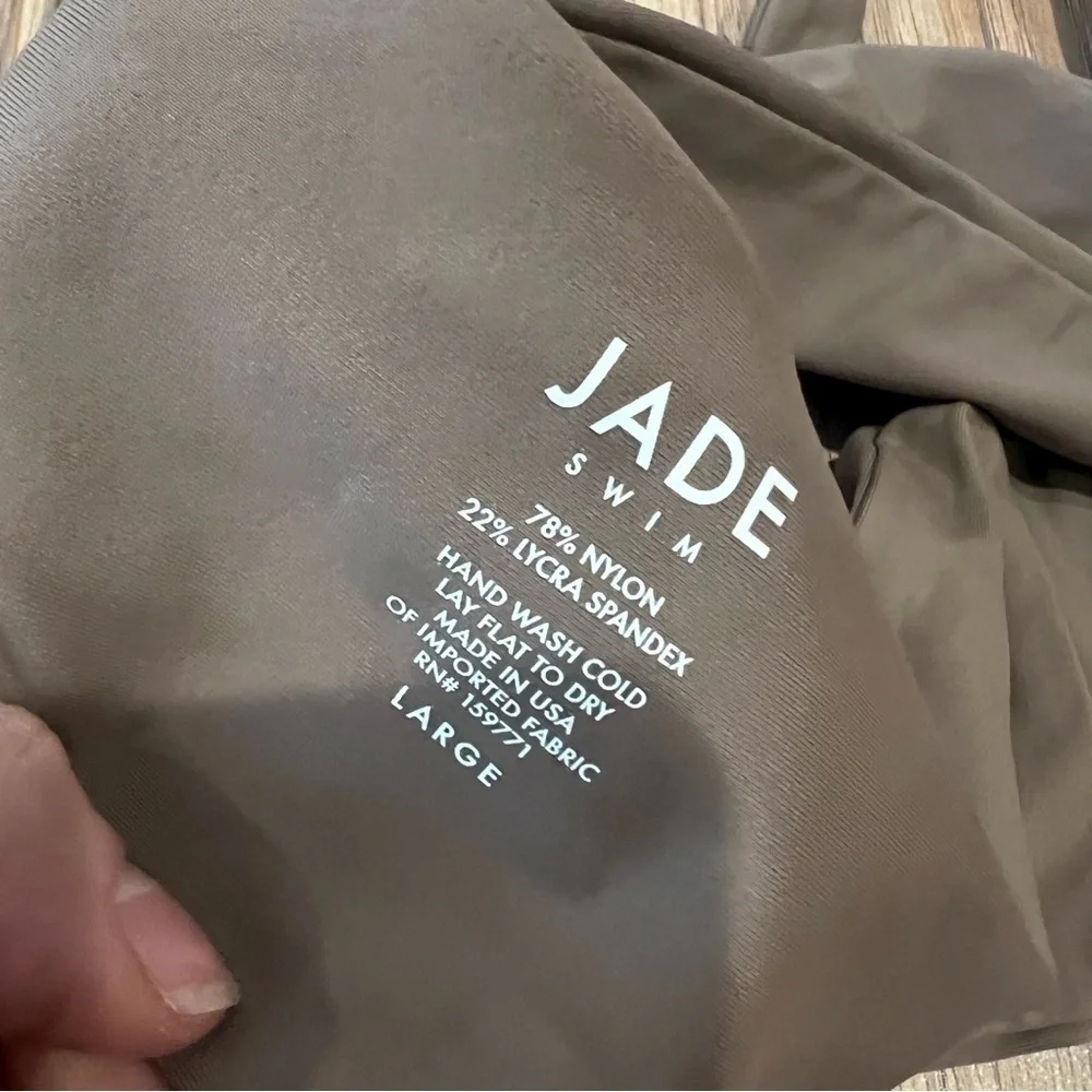 NWT Jade Swim Coast Swim Top in Nude